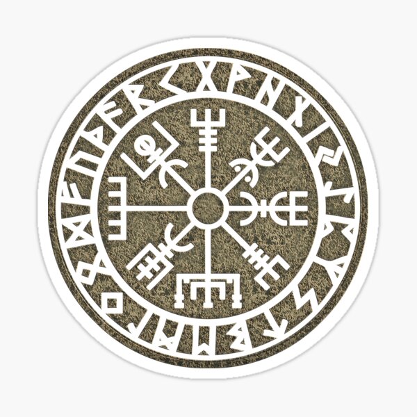 Item preview, Vegvisir, viking compass, Norse, symbol, protection, nordic, vikings designed and sold by nitty-gritty.