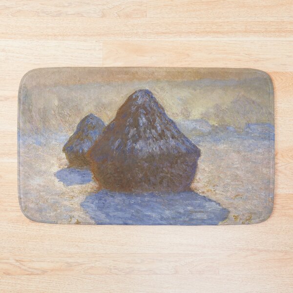 Item preview, Haystacks, Snow Effect by Claude Monet designed and sold by VintageArchive.