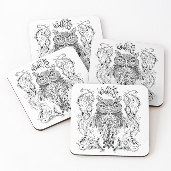 Item preview, Black and white Owl designed and sold by Raul Lopez Pomares.