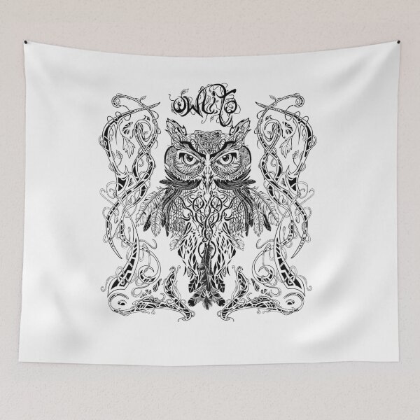 Item preview, Black and white Owl designed and sold by Raul Lopez Pomares.