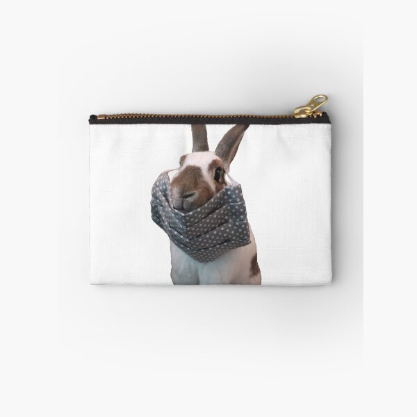 Item preview, Bunny Wearing a face mask designed and sold by liv-tenn.