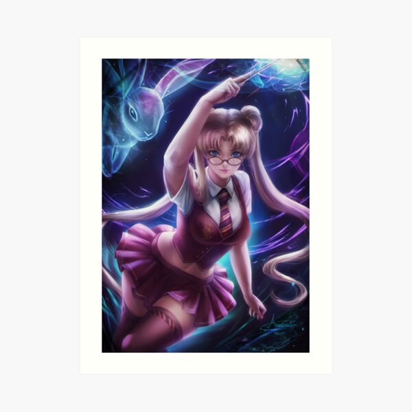 Magic girl Art Print