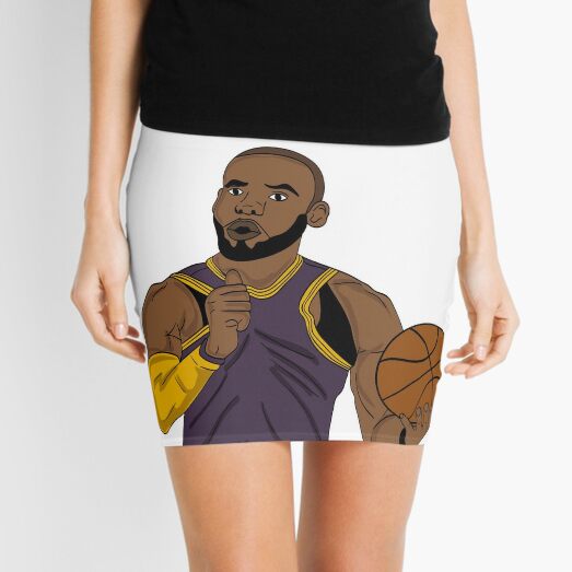 LeBron James Jersey Back Mini Skirt for Sale by JJMoe7