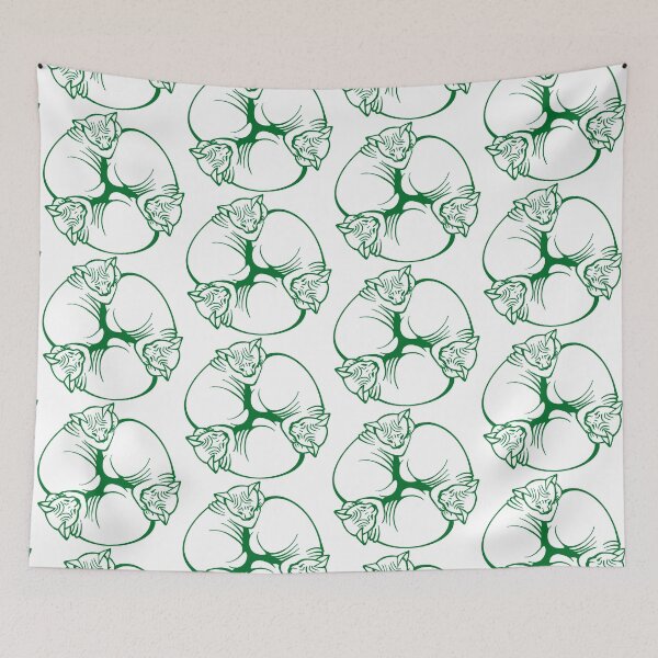 Item preview, Triskele of Sphynxes in Green designed and sold by RJKpoyp.