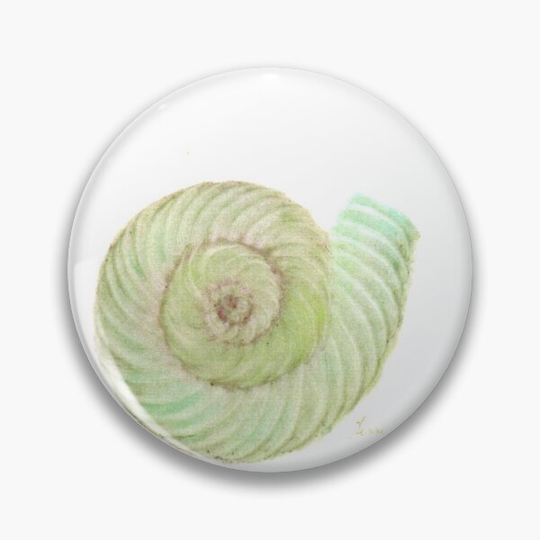 Item preview, Green Spiral Shell designed and sold by lissi kaplan.