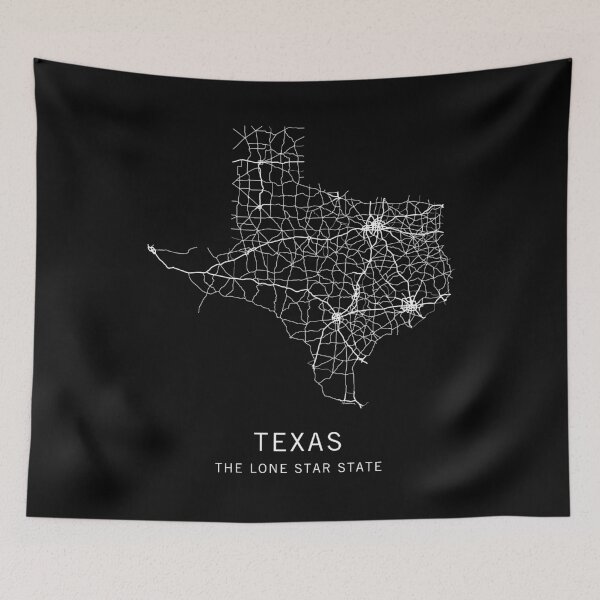 Item preview, Texas State Road Map designed and sold by clarkstpress.