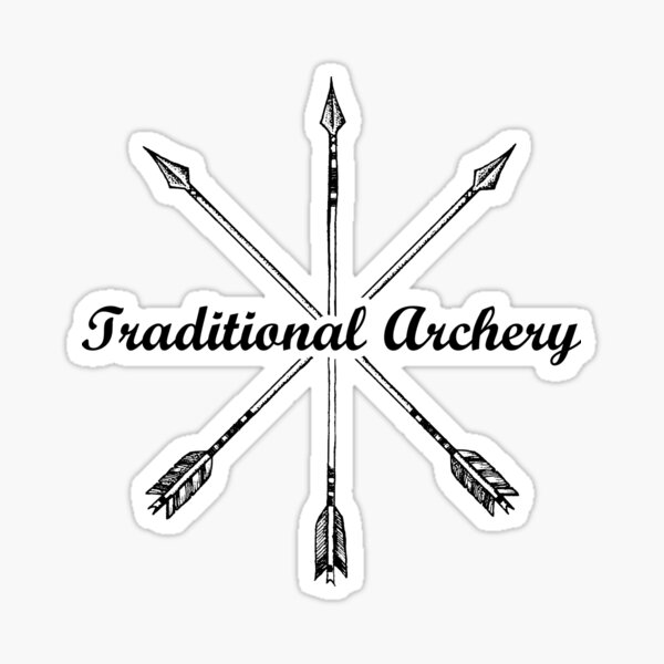 Traditional Archery Tshirt Sticker