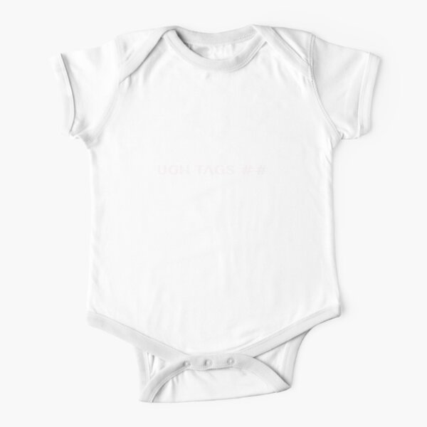 Roblox Ugh Tags Baby One Piece By T Shirt Designs Redbubble - one shoulder black shirt roblox