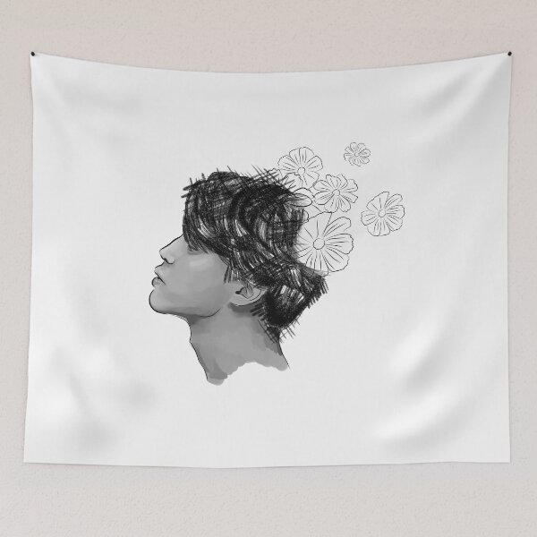Item preview, Jimin BTS | "Birth Flower Beauty" designed and sold by seapandaarts.