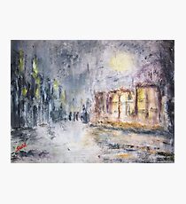NIGHT IN THE SUBURBS Photographic Print