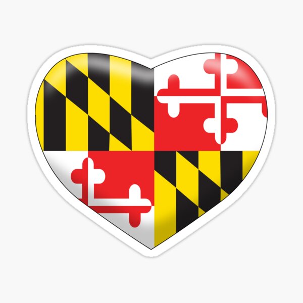 Item preview, Maryland Heart designed and sold by wickedcartoons.