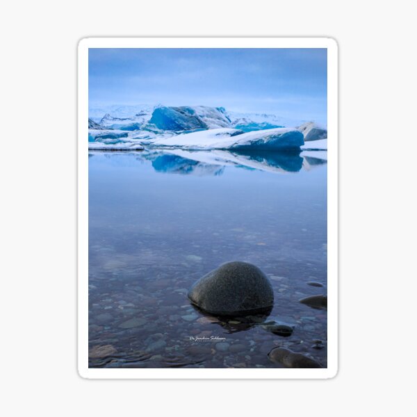 Jökulsárlón, Vatnajökull Gletscher, Island Sticker