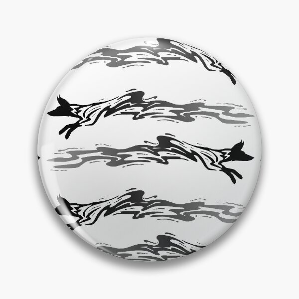 Item preview, Painted Fox - Silver designed and sold by Katrina Montgomery.