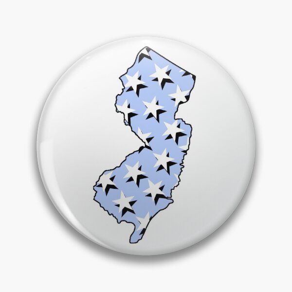 Artikelvorschau, New Jersey Blue mit Sternen entworfen und verkauft von graceprock.