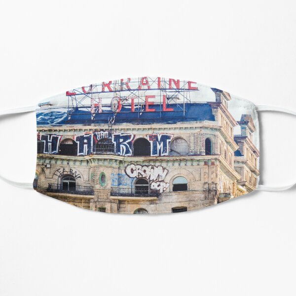 Divine Lorraine Hotel- Philly Small Mask