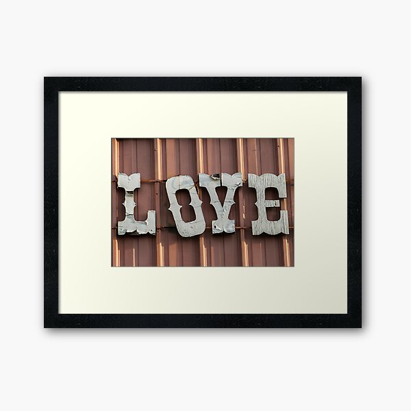 Old Love Framed Art Print