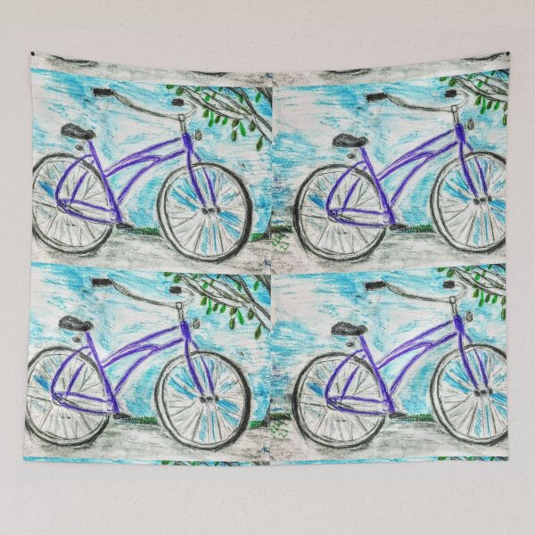 Item preview, Pretty Purple Bicycle designed and sold by RobynLee.