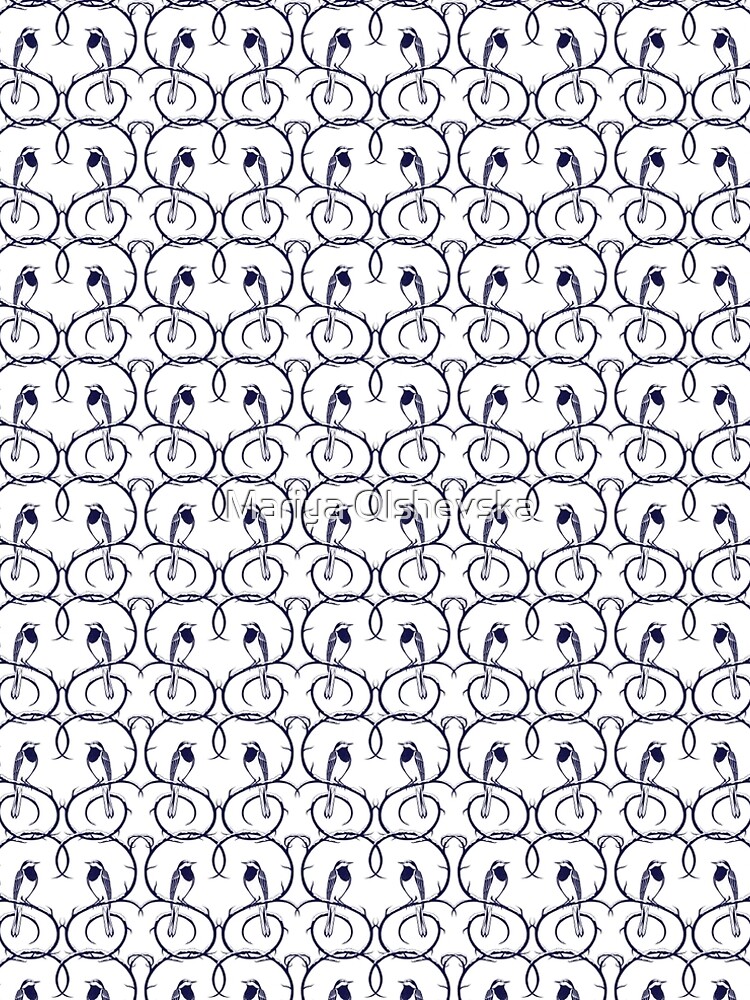 White Wagtail Pattern by OzureFlame