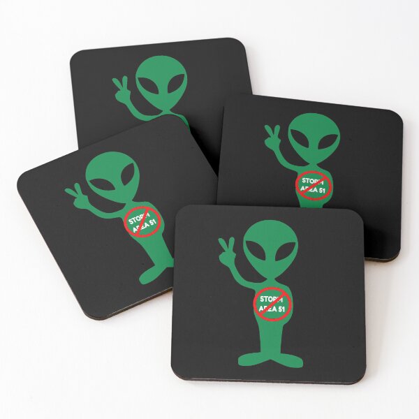 Item preview, Little Green Men Want Peace Don't Storm Area 51 For Aliens designed and sold by CrookedCreek.