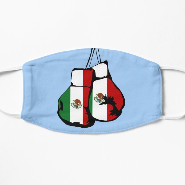 Mexico Flag / Mexican Boxing Gloves Flat Mask