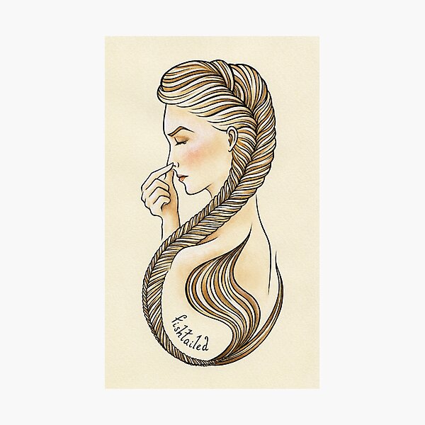 Fishtailed Photographic Print