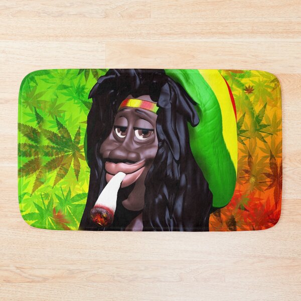 Aperçu de l'œuvre Rastaman Marijuana Caricature 3d créée et vendue par BluedarkArt.