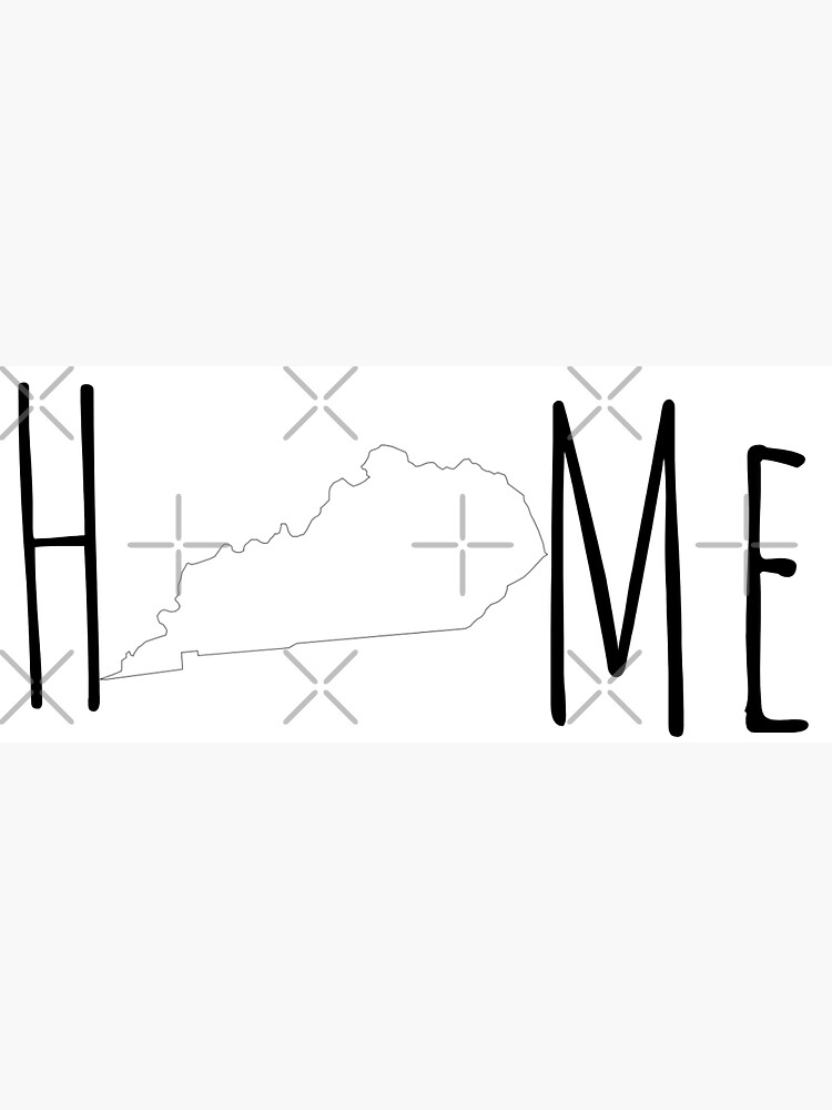 "Kentucky Home" Sticker for Sale by adorablellama Redbubble