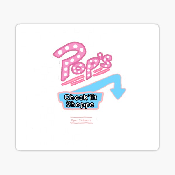 Pops Diner Stickers Redbubble - pops diner decal roblox