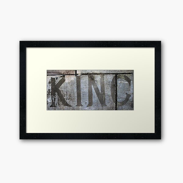 Cement King Framed Art Print
