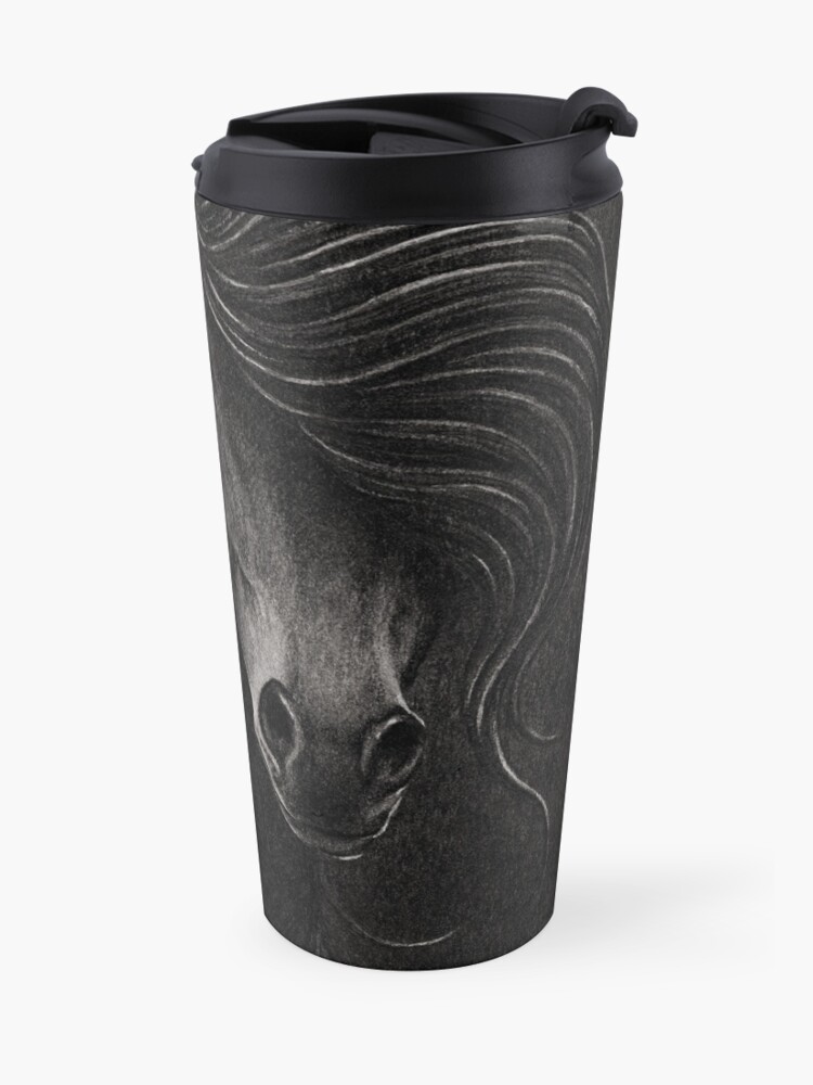 Alternate view of Night Horse Travel Mug