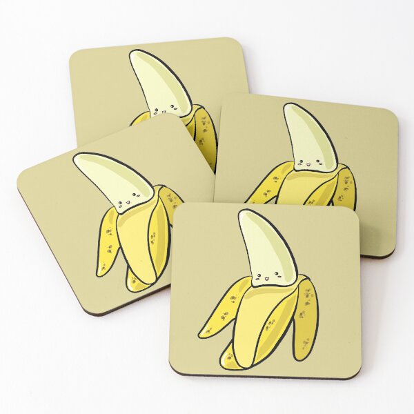 Item preview, Cute kawaii smiling banana  designed and sold by Notonlymilk.