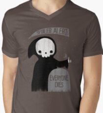 SPOILER ALERT: EVERYONE DIES Men's V-Neck T-Shirt