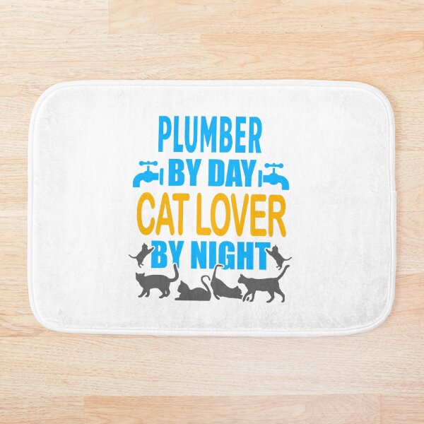 Item preview, Plumber By Day, Cat Lover By Night designed and sold by DogCatLover42.