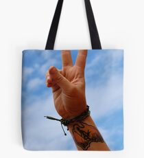 Australia Sign Of Peace Tote Bag