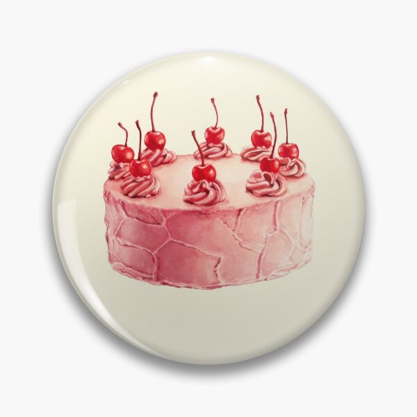 Cake Pins And Buttons Redbubble - i want a cake binary code roblox