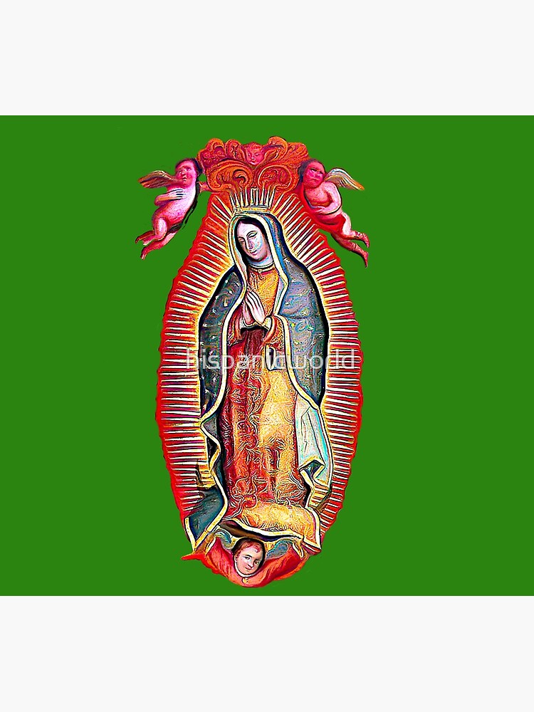 Our Lady of Guadalupe Mexican Virgin Mary Mexico Angels Tilma 20-107  Backpack for Sale by hispanicworld