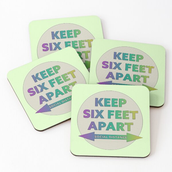 Item preview, Social Distance Keep Six Feet Apart designed and sold by LADYGOODMOOD.
