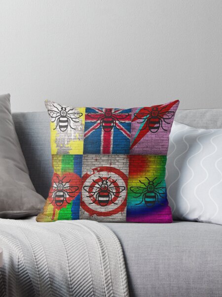 Item preview, Manchester Bee Graffiti  designed and sold by WITNIT.