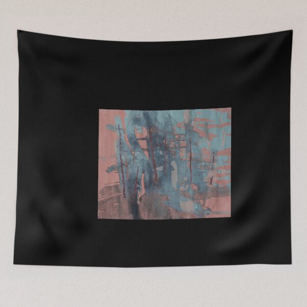 Item preview, Pink-blue abstract designed and sold by bunlinked.
