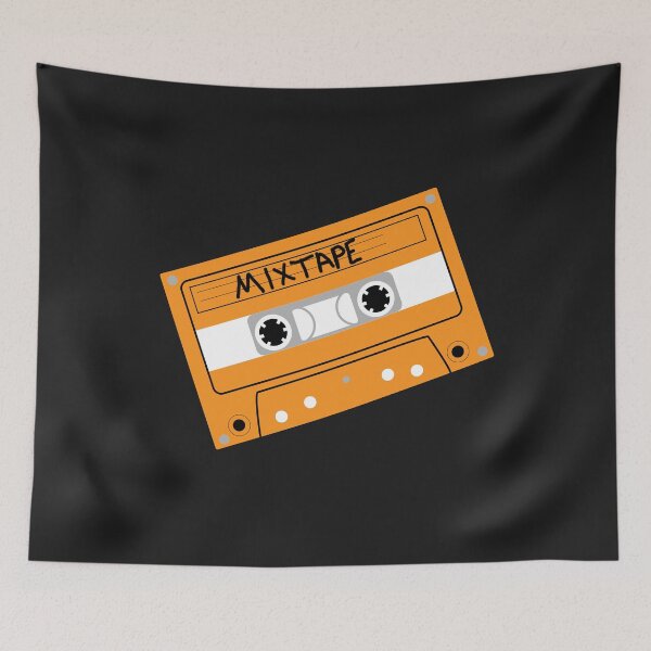 Item preview, MixTape Retro Hip Hop Cassette Tape designed and sold by blackartmatters.
