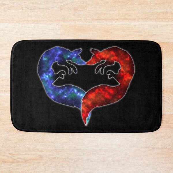 Item preview, Forever & Always Foxes - Galaxy - Blue & Red designed and sold by Katrina Montgomery.
