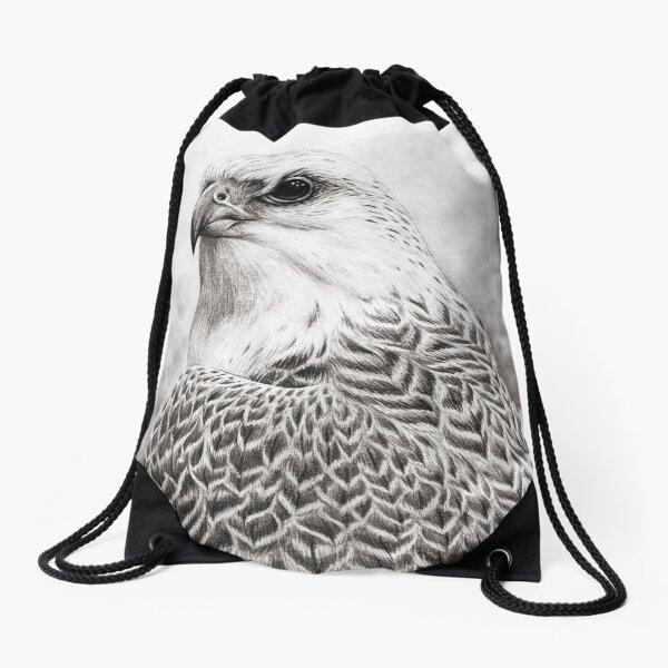 The Gyrfalcon Drawstring Bag