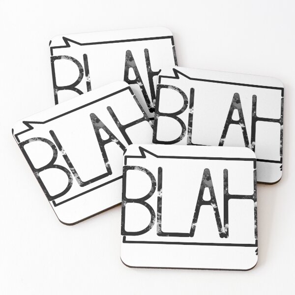 Item preview, BLAH conversation designed and sold by BaristaRebel.