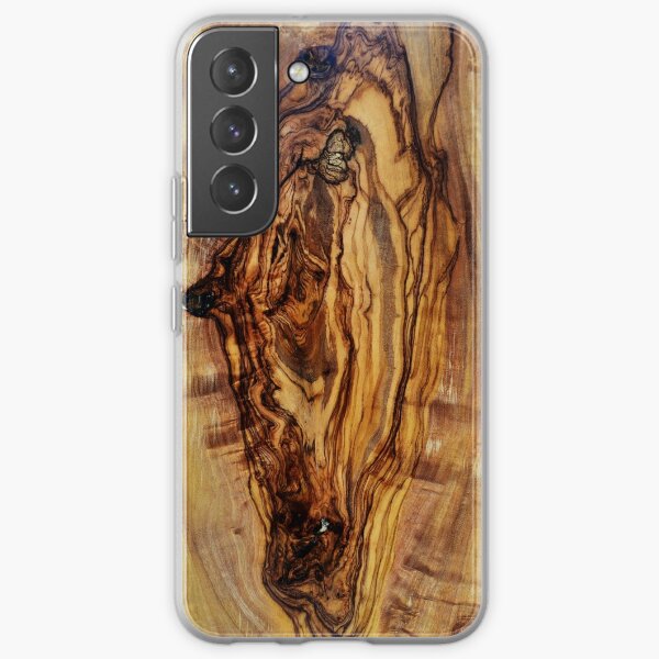 olive tree wood texture Samsung Galaxy Soft Case