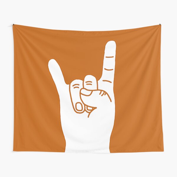 utexas hands Tapestry