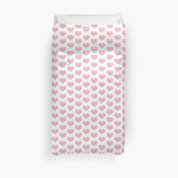Patterned Valentine Duvet Cover