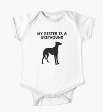 My Sister Is A Greyhound Kurzärmeliger Einteiler