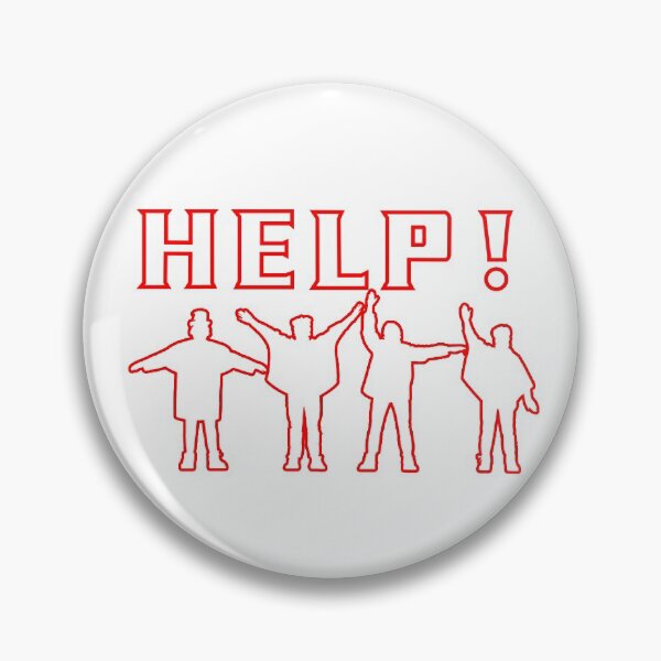 Item preview, HELP! Silhouette  designed and sold by FatJesusOMG.