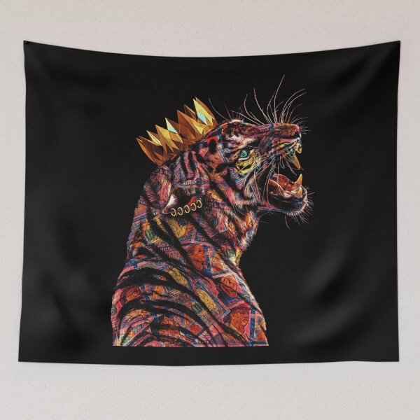 Item preview, Tiger King Comic Book Cover designed and sold by Thedopeart.