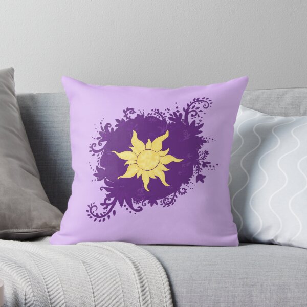 lost princess street art Throw Pillow